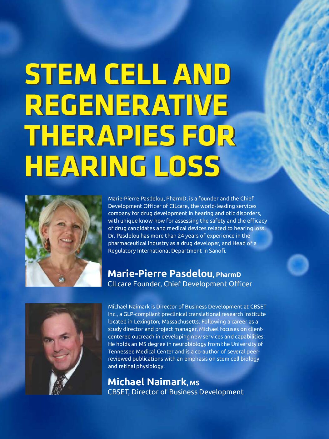 Read more about the article World Pharma Today: Stem cell and regenerative therapies for hearing loss