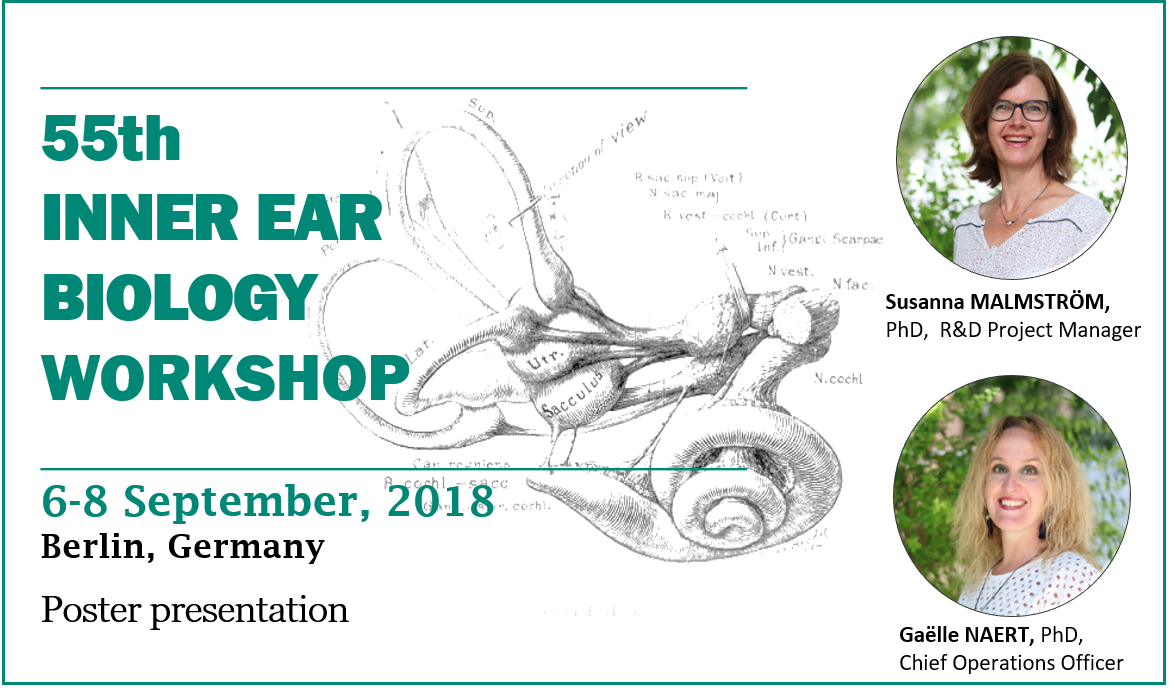 Read more about the article Meet CILcare at the 55th Inner Ear Biology Workshop on September 6-8, 2018