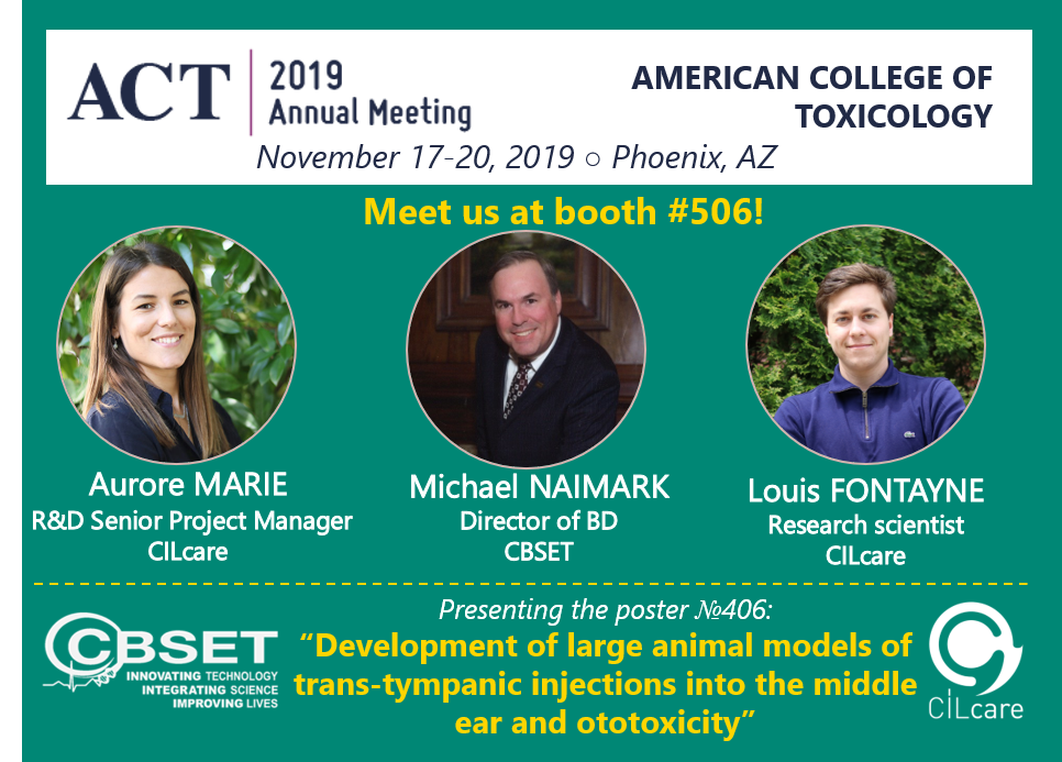 Read more about the article Meet CILcare & CBSET at our booth #506 at the ACT event on November 17-20, 2019 in Phoenix, AZ