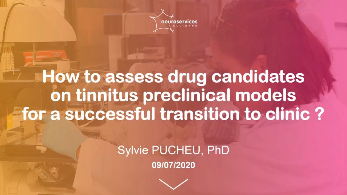Read more about the article ▶ Webinar by Sylvie Pucheu: How to assess drug candidates on tinnitus preclinical models?