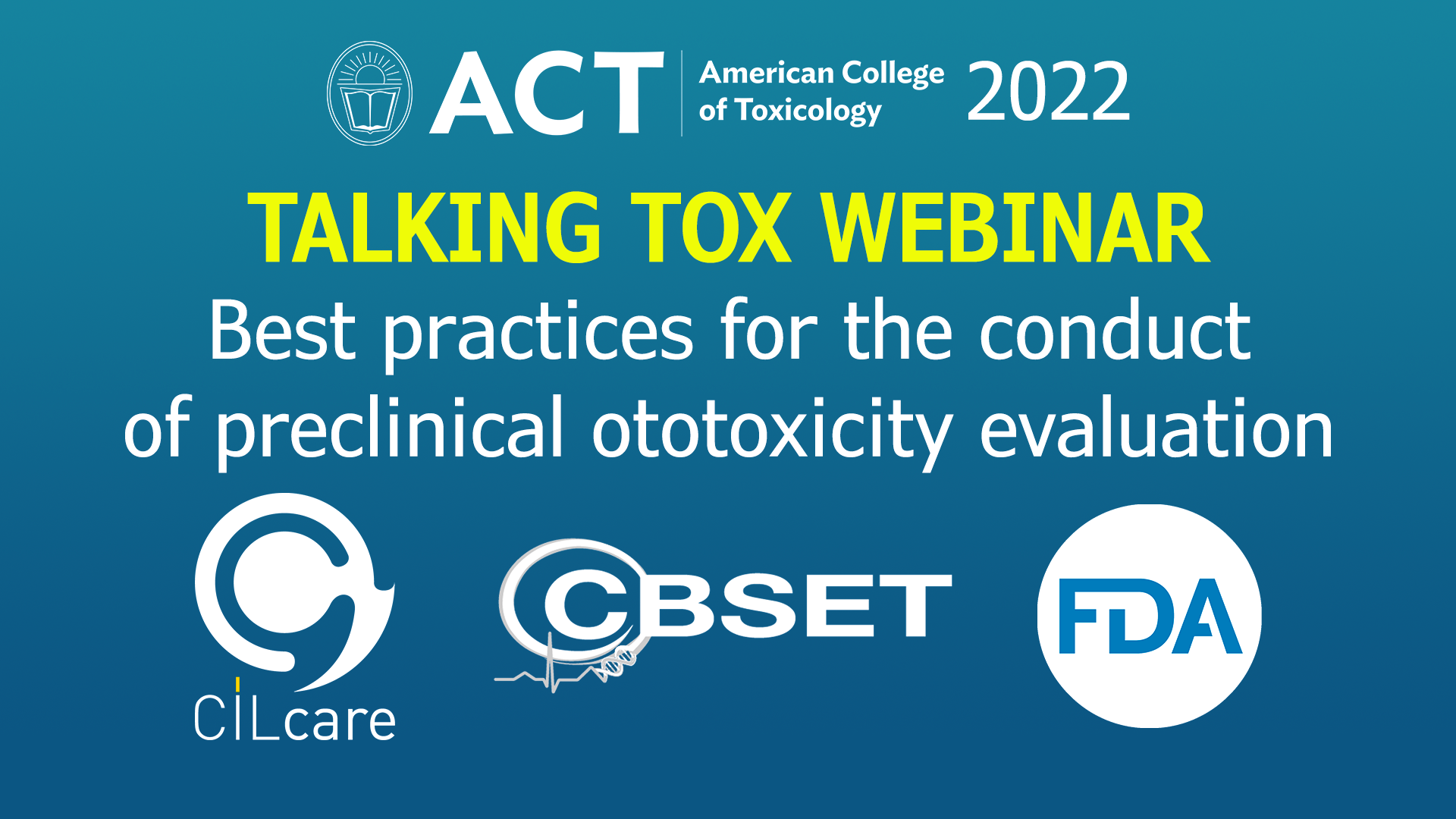 Read more about the article Best practices for the conduct of preclinical ototoxicity evaluation : Talking Tox Webinar Replay