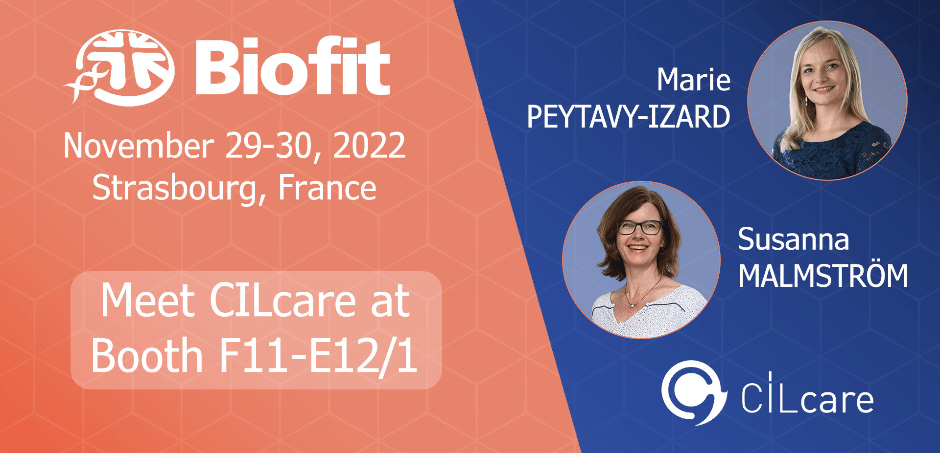 Read more about the article Join CILcare at our booth at BioFIT 2022!