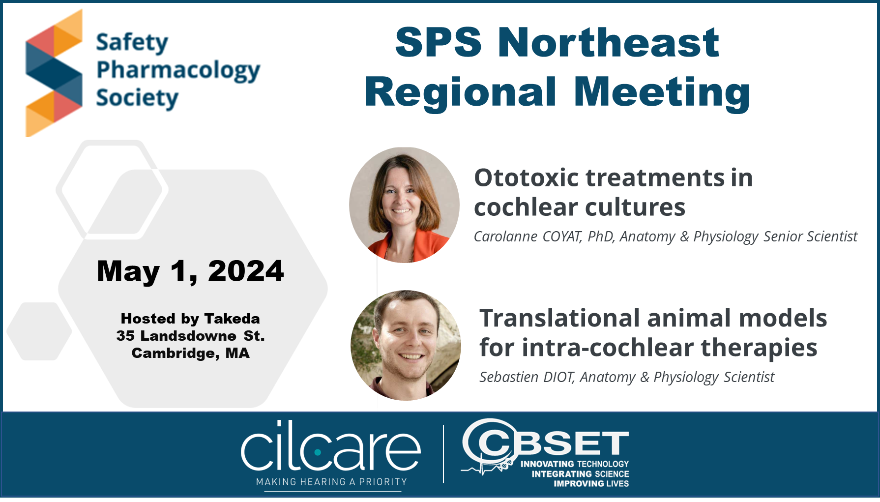 Read more about the article Cilcare and its partner CBSET to present at the next SPS 2024 Northeast Regional Meeting