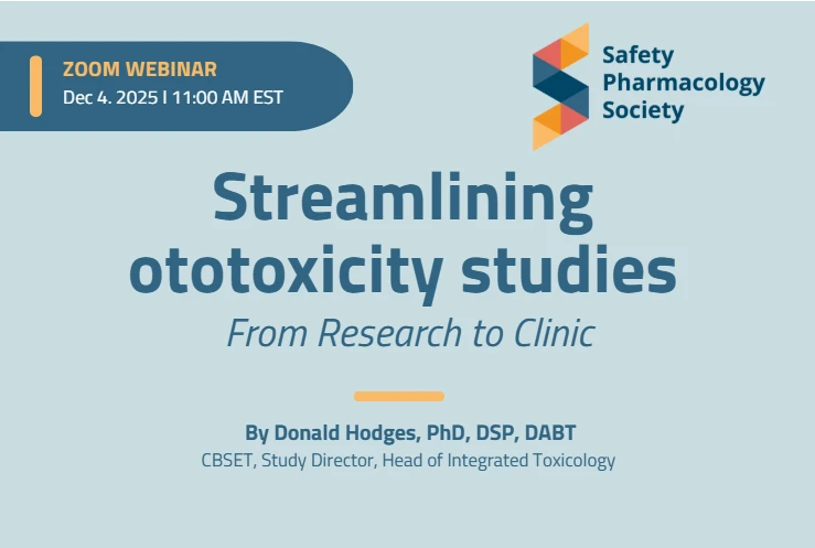 投稿についてもっと詳しく Upcoming SPS Webinar: “Streamlining Ototoxicity Studies – From Research to Clinic”